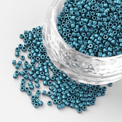 Baking Paint Cylinder Seed Beads SEED-R041-11-1