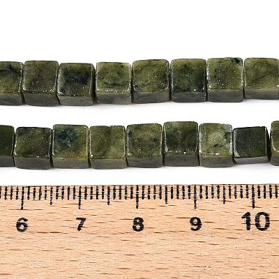 Natural TaiWan Jade Beads Strands G-T139-6x6-21A-1