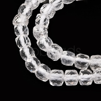 Natural Quartz Crystal Beads Strands G-F770-A02-01-1