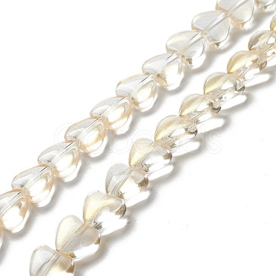 Transparent Glass Beads Strand GLAA-F112-01C-1