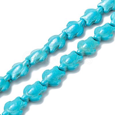 Dyed Synthetic Turquoise Bead Strands X-G-M152-10-A-1