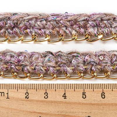 Polyester Crochet Lace Trim OCOR-Q058-12B-1