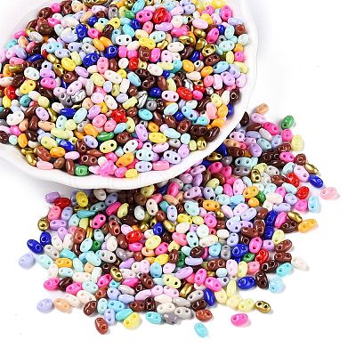 Baking Paint Glass Seed Beads SEED-T006-03-02-1