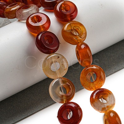 Natural Red Agate Beads Strands G-P536-A06-01-1