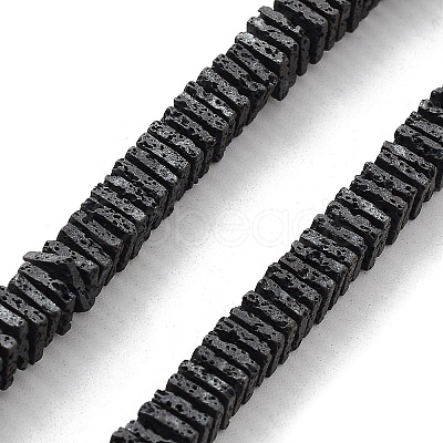 Natural Lava Rock Beads Strands G-H303-C17-1