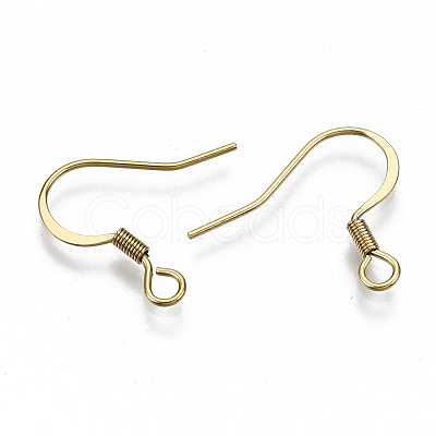 304 Stainless Steel French Earring Hooks STAS-S111-006G-NR-1