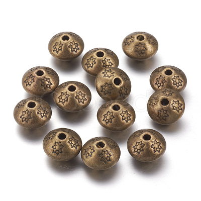 Tibetan Style Spacer Beads X-TIBEB-A101657-AB-FF-1