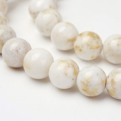 Natural Mashan Jade Beads Strands X-G-P232-01-F-4mm-1