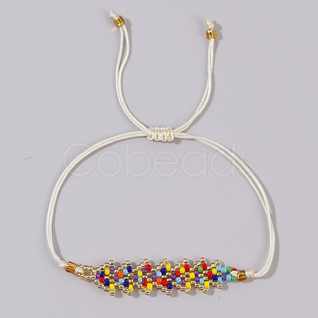 Bohemian Style Handmade Rainbow Arrow Bracelet for Women CK5795-9-1