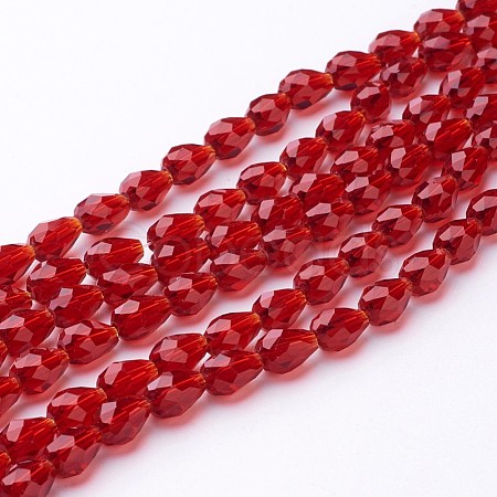 Glass Beads Strands GC890Y-5-1
