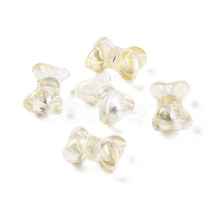 Transparent Spray Painted Glass Beads GLAA-I050-11L-1