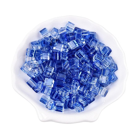 Baking Paint Transparent Glass Beads DGLA-N005-01A-02-1