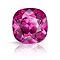 Preciosa&reg MAXIMA Crystal Fancy Stones, Czech Crystal, 435 36 132 Cushion Square, Dura Foiling, Fuchsia, 10x10mm