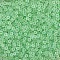 Frosted Colours Glass Seed Beads, Rondelle, Pale Green, 3mm, Hole: 1mm, about 220pcs/set