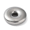 Non-Tarnish 304 Stainless Steel Spacer Beads, Donut/Pi Disc, Stainless Steel Color, 17x4.5mm, Hole: 3.8mm