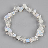 Unisex Chip Opalite Beaded Stretch Bracelets BJEW-S143-10-2