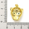 Brass Micro Pave Cubic Zirconia Pendants KK-K354-13A-G-3