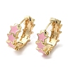 Star Real 18K Gold Plated Brass Hoop Earrings EJEW-L268-013G-04-1