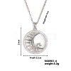 Fashionable European and American Style Brass Rhinestone Pendant Necklace with Cable Chain for Women Girl CL1945-3-1