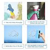 Gorgecraft Waterproof PVC Colored Laser Stained Window Film Adhesive Stickers DIY-WH0256-047-3
