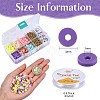 1633Pcs Disc/Flat Round & Flower Polymer Clay Beads CLAY-SZ0001-75-2