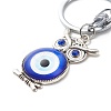 Evil Eye Glass Pendant Keychain KEYC-JKC00371-01-3