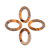 Resin & Walnut Wood Pendants X-RESI-S389-022A-A02-2