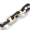 Handmade Spray Painted CCB Cable Chains AJEW-JB00718-3