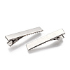 Iron Flat Alligator Hair Clip Findings X-IFIN-S286-34mm-2