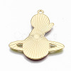 Alloy Enamel Pendants ENAM-S126-025-RS-2