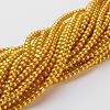 Glass Pearl Beads Strands X-HY-4D-B74-3