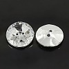 Acrylic Rhinestone Buttons X-BUTT-A013-16L-01-2