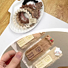 80Pcs 4 Style Cartoon Style Bear Theme Faux Suede Fabric Clothing Label Tags DIY-FG0004-28-5