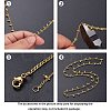 Handmade Brass Beaded Chains CHC-I029-07G-8