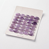 Natural Amethyst Gemstone Oval Cabochons X-G-J329-13-10x14mm-2