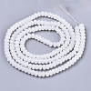 Imitation Jade Glass Beads Strands X-GLAA-R217-03-B04-2