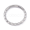 Twisted Ring Hoop Earrings for Girl Women STAS-D453-01P-03-1