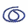 Natural Lapis Lazuli Bead Strands X-G-G953-01-6mm-2