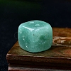 Natural Green Aventurine Carved Dice Figurines Statues for Home Office Desktop Decoration PW-WG06413-10-1