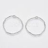 Alloy Open Back Bezel Pendants X-PALLOY-S121-82A-P-2