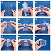 Transparent Plastic PET Box Gift Packaging CON-WH0052-12x12cm-3