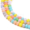 Opaque Glass Beads Strands GLAA-L030-A01-2