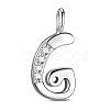 SHEGRACE Rhodium Plated 925 Sterling Silver Charms JEA007A-1