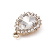 Alloy Rhinestone Pendants ALRI-C008-54LG-4