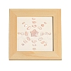 Natural Rose Quartz and Wooden Picture Frame PW-WGC7E17-05-1