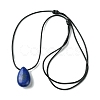 Natural & Synthetic Gemstone Pendant Necklaces NJEW-C046-02-3