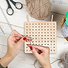 BENECREAT Wood Crochet Blocking Board DIY-BC0006-36-6
