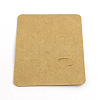 Rectangle Shape Cardboard Earring Display Cards CDIS-Q001-41-2