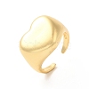 Brass Open Cuff Rings RJEW-P098-09G-1