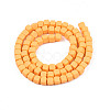 Handmade Polymer Clay Beads Strands CLAY-S092-78N-2